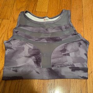 NWOT LA Society Gray Women's Sports Bra
